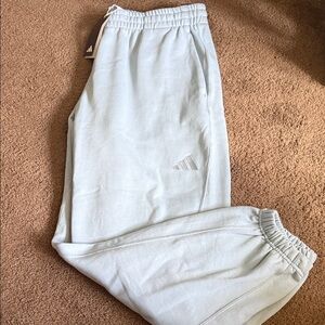 Women’s adidas Light Blue Sweat Pants Size XL NWT
